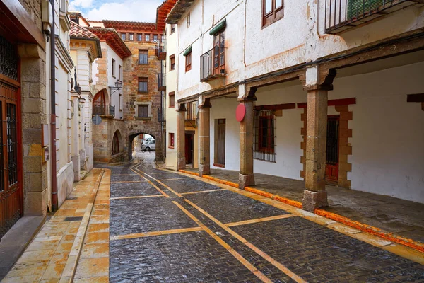 Pueblo Mora Rubielos Teruel España Situado Gudar Javalambre Sierra —  Fotos de Stock