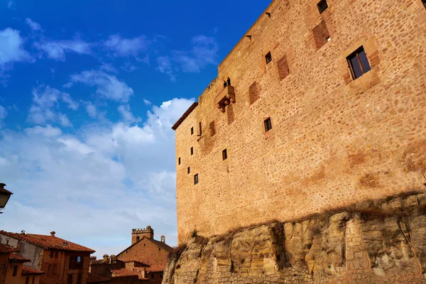 Mora Rubielos Burg Teruel Spanien Auf Gudar Sierra — Stockfoto