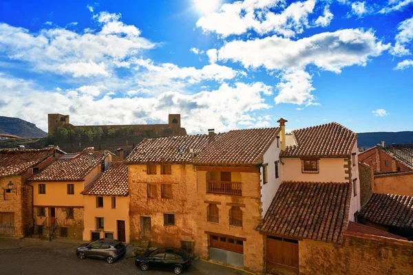 Mora Rubielos Dorf Teruel Spanien Auf Gudar Javalambre Sierra — Stockfoto