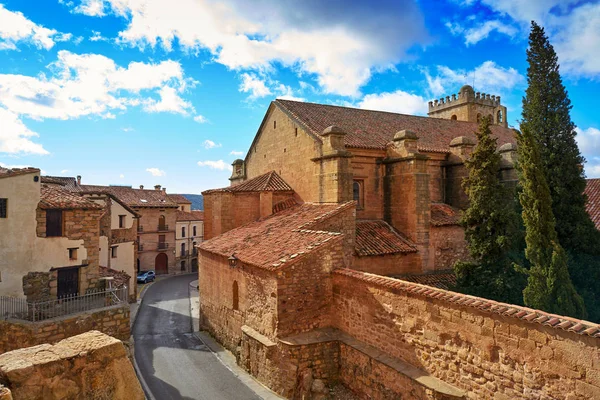 Pueblo Mora Rubielos Teruel España Situado Gudar Javalambre Sierra —  Fotos de Stock