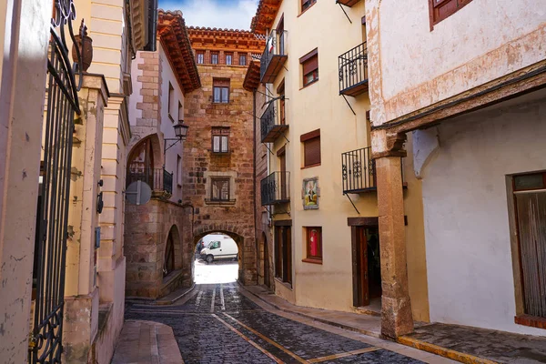 Мора Rubielos Села Регіоні Teruel Іспанії Розташована Gudar Javalambre Сьєрра — стокове фото