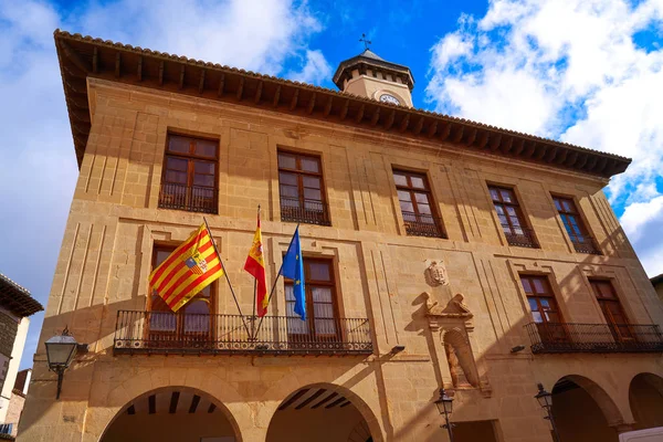 Pueblo Mora Rubielos Teruel España Situado Gudar Javalambre Sierra —  Fotos de Stock