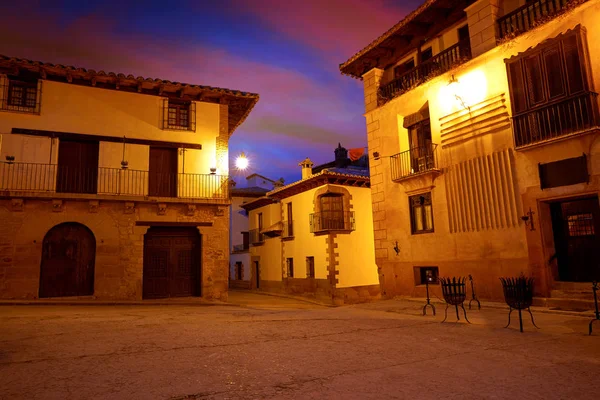 Pueblo Rubielos Mora Teruel España Situado Gudar Javalambre Sierra — Foto de Stock