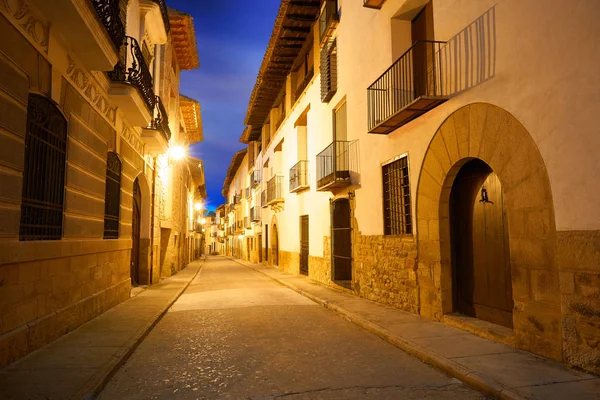 Rubielos Mora Village Teruel Spain Located Gudar Javalambre Sierra — Stock Photo, Image
