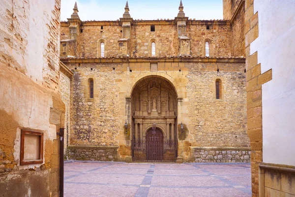 Aldeia Rubielos Mora Teruel Espanha Localizada Gudar Javalambre Sierra — Fotografia de Stock