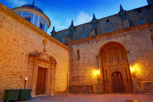 Aldeia Rubielos Mora Teruel Espanha Localizada Gudar Javalambre Sierra — Fotografia de Stock