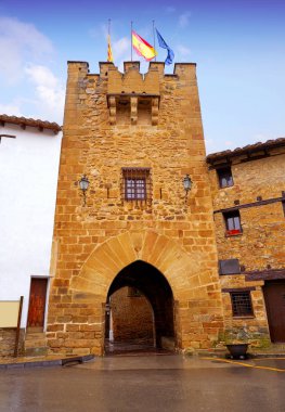Mora de Rubielos San Antonio Portal kapı Gudar Javalambre Sierra bulunan Teruel İspanya