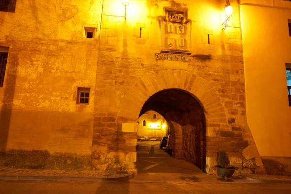 Aldeia Rubielos Mora Teruel Espanha Localizada Gudar Javalambre Sierra — Fotografia de Stock