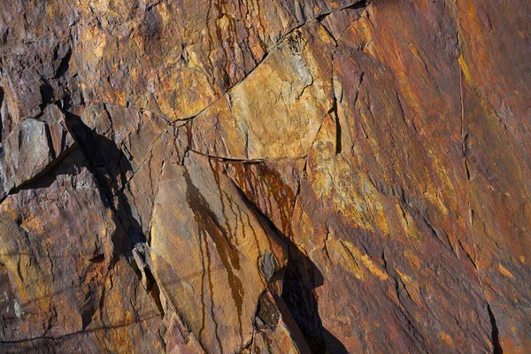 Ardósia Detalhe Textura Pedra Pirinéus Espanha — Fotografia de Stock