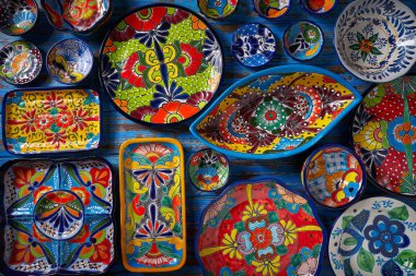 Meksika seramik Talavera stil Puebla Meksika