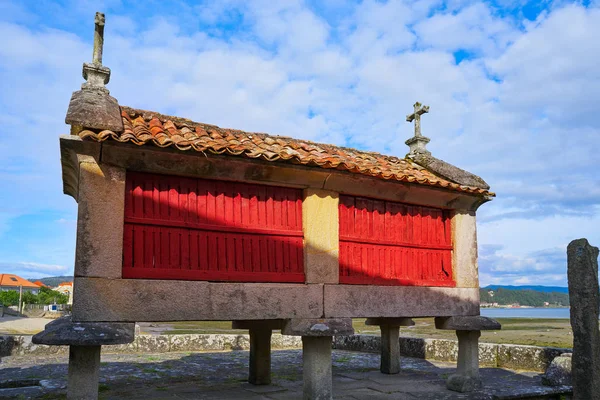 Horreo Nel Villaggio Galiziano Combarro Pontevedra Galizia Spagna — Foto Stock