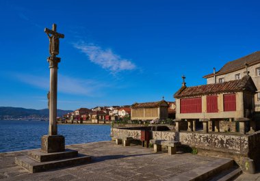 Horreo Combarro Galiçyaca köyü Pontevedra Galicia İspanya içinde