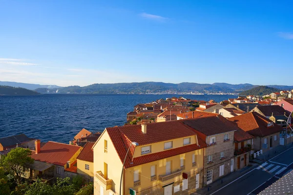 Combarro Kalkulované Anténou Vigo Španělsku Galicii Ria Pontevedra — Stock fotografie