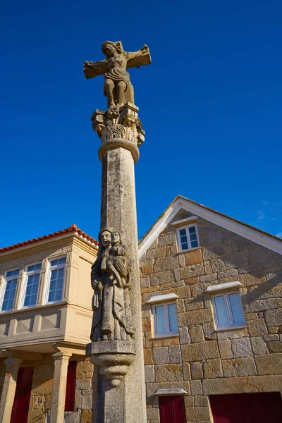 Combarro Cruza Pueblo Gallego Pontevedra Galicia España — Foto de Stock