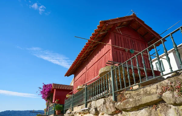 Horreo Nel Villaggio Galiziano Combarro Pontevedra Galizia Spagna — Foto Stock