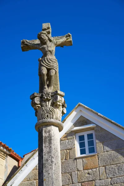 Combarro Kříž Kalkulované Pontevedra Galicie Španělsko — Stock fotografie