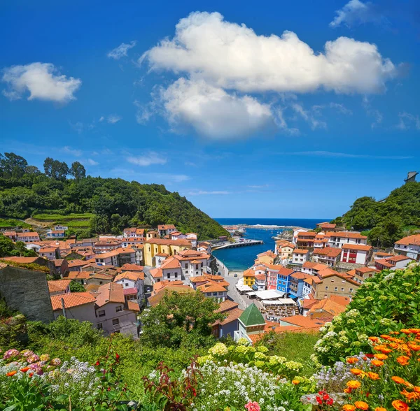 Aldeia Cudillero Astúrias Espanha — Fotografia de Stock