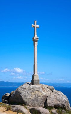 İspanya Camino de Santiago şekilde Saint James sonu finisterre çapraz