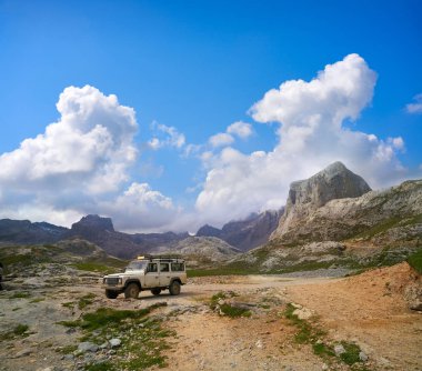 Fuente De dağlar pena Vieja Camaleno Cantabria, İspanya