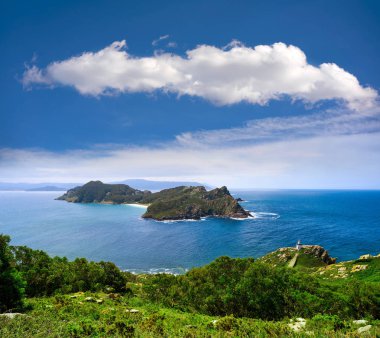 San Martino Adası Vigo Galicia İspanya Islas CIES Adaları