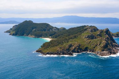 San Martino Adası Vigo Galicia İspanya Islas CIES Adaları