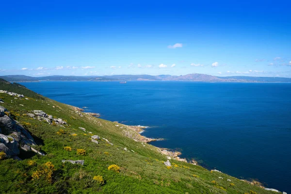 Aerial View Finisterre End Saint James Way Galicia Spain — Stock Photo, Image