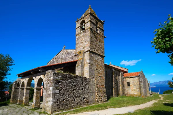 Église Fisterra Finisterre Extrémité Camino Santiago Chemin Saint James Galice — Photo