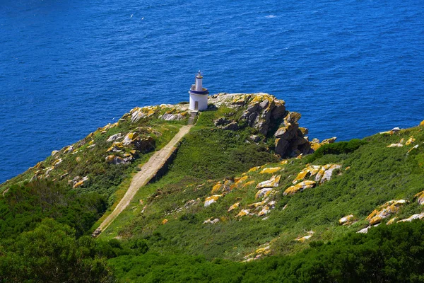 Islas Cies Faro Porta Vigo España — Foto de Stock