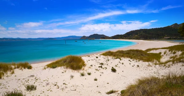 Praia Rodas Islas Ilha Cies Vigo Espanha — Fotografia de Stock