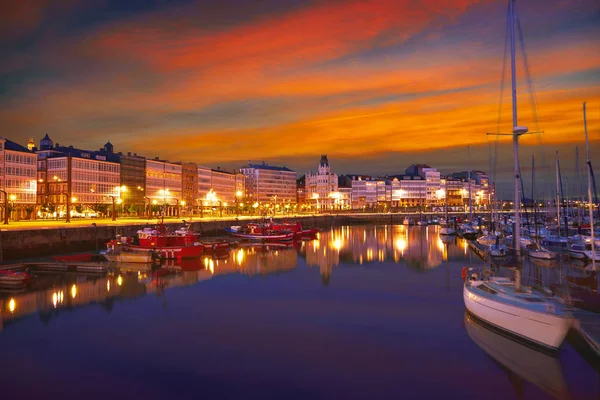 Puerto Deportivo Coruña Galicia España — Foto de Stock