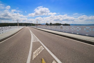 La Toja Toxa ada köprü Pontevedra Galicia İspanya