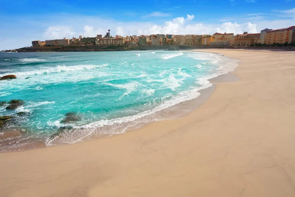 Корунья Riazor Пляжу Галичині Іспанії — стокове фото