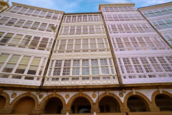 Coruna Facades Port Galicia Spain — Stock Photo, Image