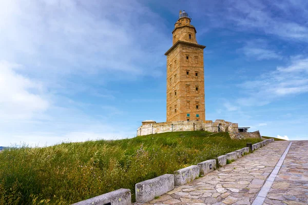 Coruna Hercules Tower Galicia Spagna — Foto Stock