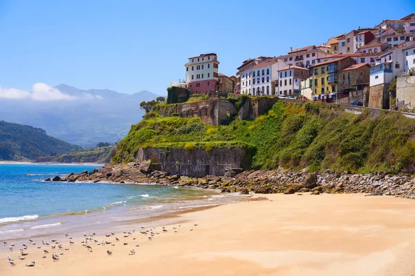 Lastres Aldeia Colunga Nas Astúrias Espanha — Fotografia de Stock