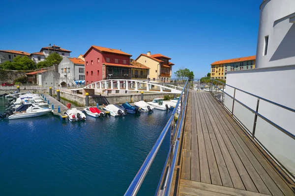 Llanes Porto Turistico Villaggio Nelle Asturie Spagna — Foto Stock