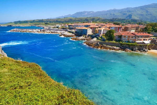 Llanes Sablon Praia Astúrias Espanha — Fotografia de Stock