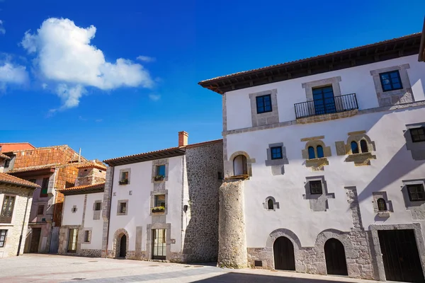 Llanes Village Facades Asturias Spain — Stock Photo, Image
