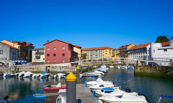 Llanes Vesnice Přístavu Marina Španělské Asturii — Stock fotografie