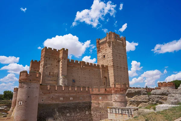 Medina Del Campo Byn Spanien Mota Slott Valladolid Kastilien León — Stockfoto