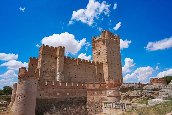 Aldeia Medina Del Campo Espanha Castelo Mota Valladolid Castela Leão — Fotografia de Stock