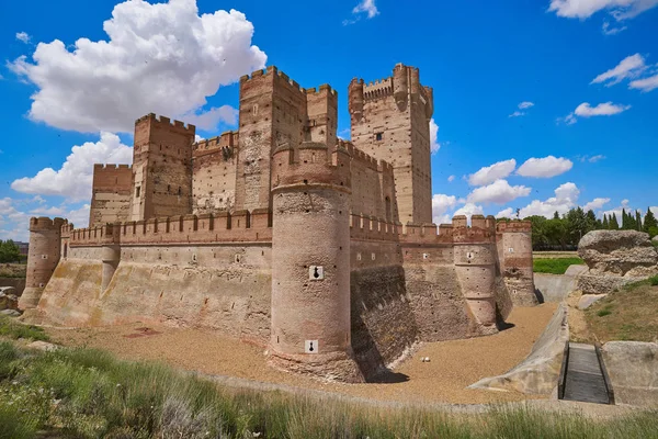 Medina Del Campo Wioski Hiszpanii Mota Zamek Valladolid Kastylii Leon — Zdjęcie stockowe