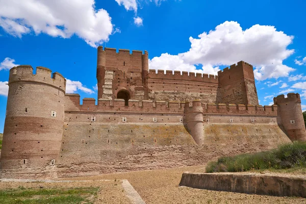 Medina Del Campo Byn Spanien Mota Slott Valladolid Kastilien León — Stockfoto