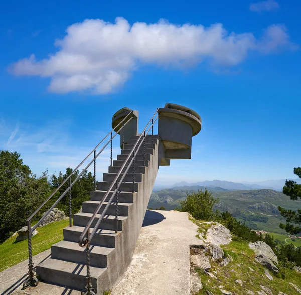Mirador Del Fitu Viewpoint Fito Asturias Spain — Stock Photo, Image