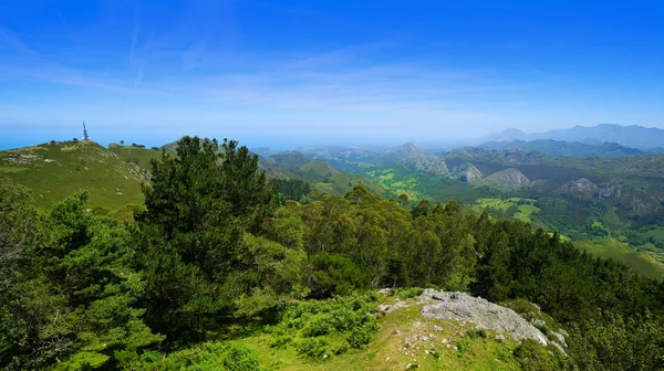 Mirador Del Fitu Punto Vista Fito Nelle Asturie Spagna — Foto Stock