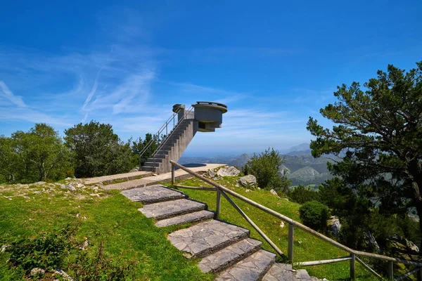 Mirador Del Fitu Aussichtspunkt Fito Asturien Spaniens — Stockfoto