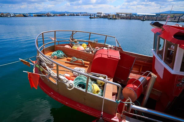 Grove Ogrove Port Mit Fischerbooten Des Flusses Arosa Pontevedra Von — Stockfoto