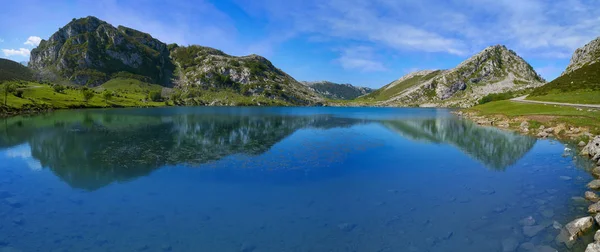 Enole Jeziora Regionie Picos Europa Asturii Hiszpania — Zdjęcie stockowe