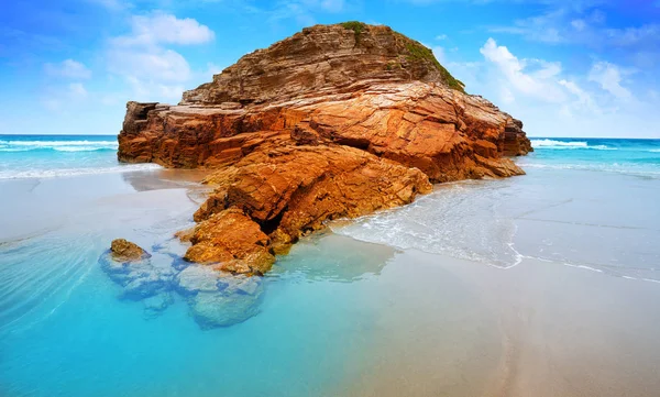 Playa Las Catedrales Catedrais Plaj Lugo Spanya Ribadeo Galiçya — Stok fotoğraf