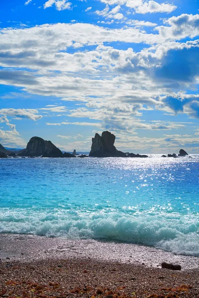 Playa Del Silencio Cudillero Asturias Ban Spanyolországból — Stock Fotó